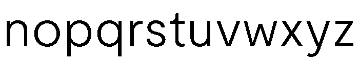 Moderat Light Font LOWERCASE