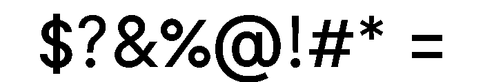 Moderat Medium Font OTHER CHARS