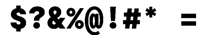 Moderat Mono Black Font OTHER CHARS