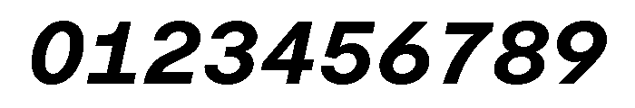 Moderat Mono Bold Italic Font OTHER CHARS