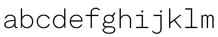 Moderat Mono Thin FONT