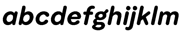 Moderat Rounded Bold Italic FONT