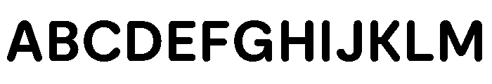 Moderat Rounded Bold Font UPPERCASE