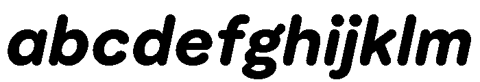 Moderat Rounded Extra Bold Italic FONT