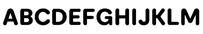Moderat Rounded Extra Bold Font UPPERCASE