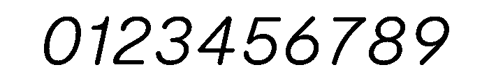 Moderat Rounded Light Italic Font OTHER CHARS