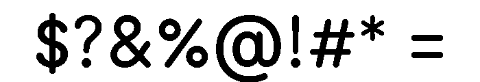 Moderat Rounded Medium Font OTHER CHARS