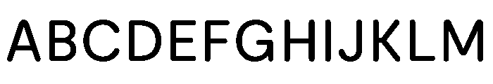 Moderat Rounded Medium Font UPPERCASE