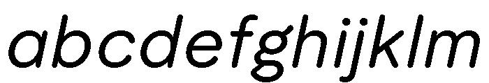 Moderat Rounded Regular Italic FONT