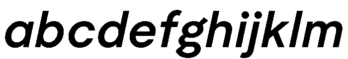 Moderat Semi Bold Italic FONT