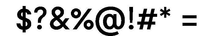 Moderat Semi Bold Font OTHER CHARS