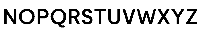 Moderat Semi Bold Font UPPERCASE