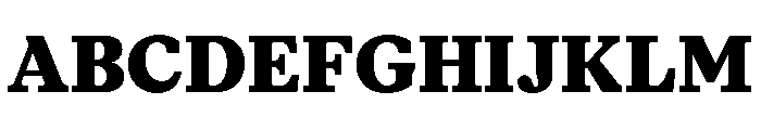 Moderat Serif Black Font UPPERCASE