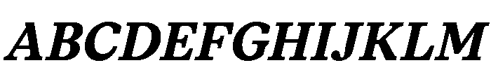 Moderat Serif Bold Italic Font UPPERCASE