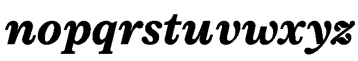 Moderat Serif Bold Italic Font LOWERCASE