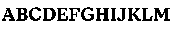 Moderat Serif Bold Font UPPERCASE