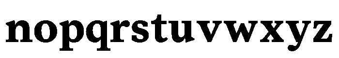 Moderat Serif Bold Font LOWERCASE