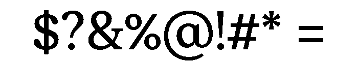 Moderat Serif Book Font OTHER CHARS