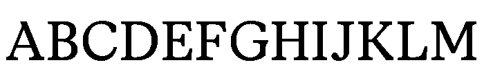 Moderat Serif Book Font UPPERCASE