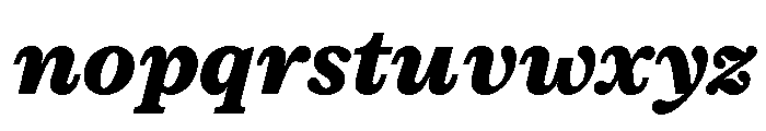 Moderat Serif Extra Bold Italic Font LOWERCASE