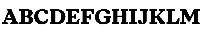 Moderat Serif Extra Bold Font UPPERCASE