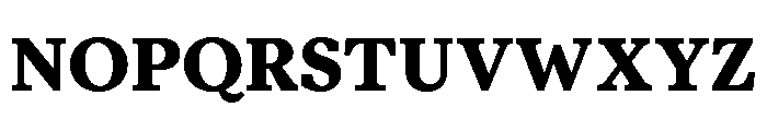Moderat Serif Extra Bold Font UPPERCASE