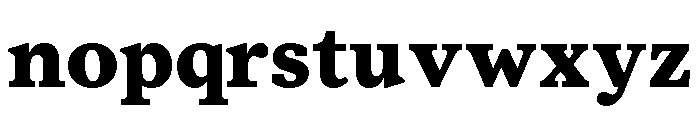 Moderat Serif Extra Bold Font LOWERCASE