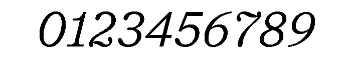Moderat Serif Light Italic Font OTHER CHARS
