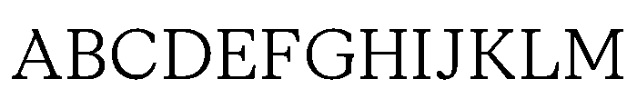 Moderat Serif Light Font UPPERCASE