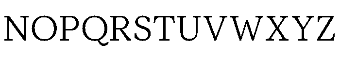 Moderat Serif Light Font UPPERCASE