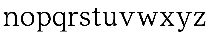 Moderat Serif Light Font LOWERCASE