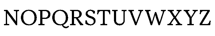 Moderat Serif Regular Font UPPERCASE