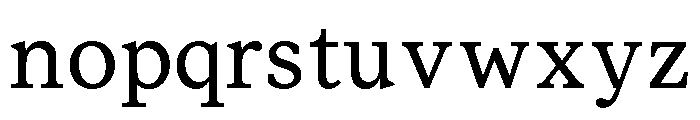 Moderat Serif Regular Font LOWERCASE