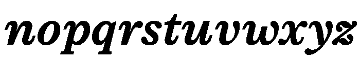 Moderat Serif Semi Bold Italic Font LOWERCASE