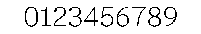 Moderat Serif Thin Font OTHER CHARS