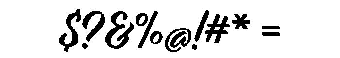 Modish Regular Font OTHER CHARS