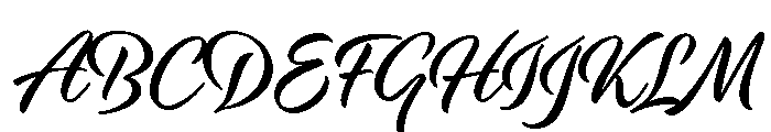 Modish Regular Font UPPERCASE