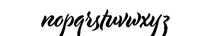 Modish Regular Font LOWERCASE