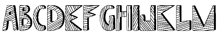 Mondiale Block Striped FONT