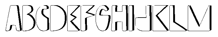 Mondiale Block Font UPPERCASE