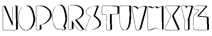 Mondiale Block Font UPPERCASE