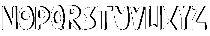 Mondiale Block Font LOWERCASE