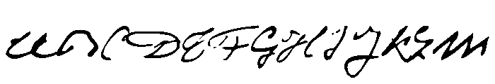 Monet Impressionist Font UPPERCASE
