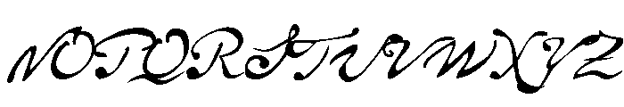 Monet Regular Font UPPERCASE
