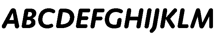 Moniker Bold Italic Font UPPERCASE