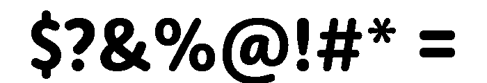 Moniker Bold Font OTHER CHARS