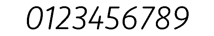 Moniker Light Italic Font OTHER CHARS