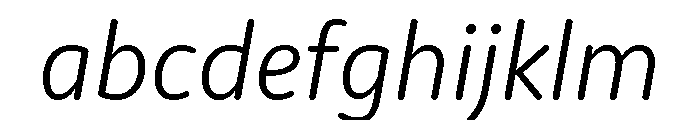 Moniker Light Italic FONT