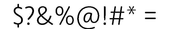Moniker Light Font OTHER CHARS