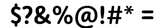 Moniker Medium Font OTHER CHARS